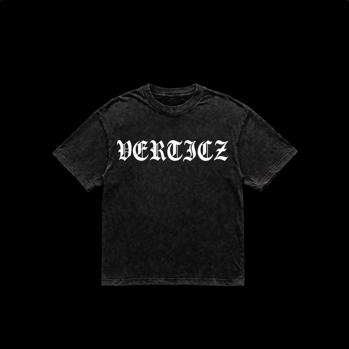 Black Acid Washed Vertigz Tee