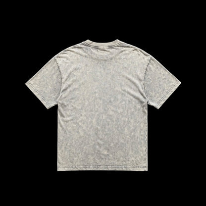 White Acid Washed Vertigz Tee