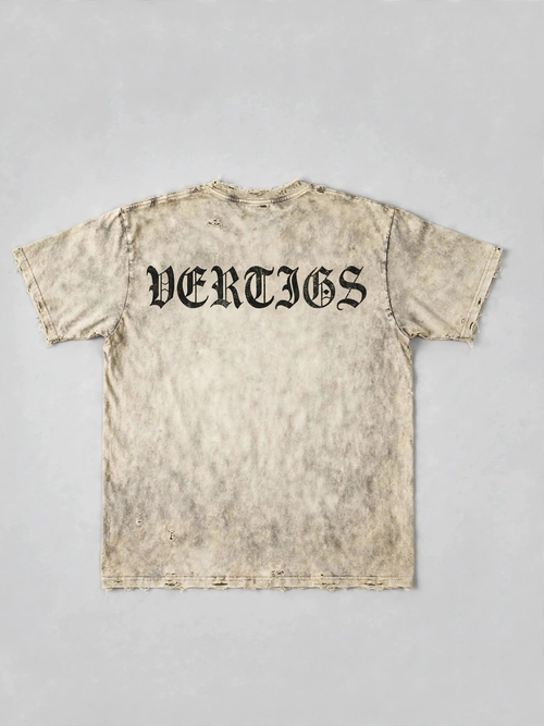 Beige VERTIQS Essentials T shirt