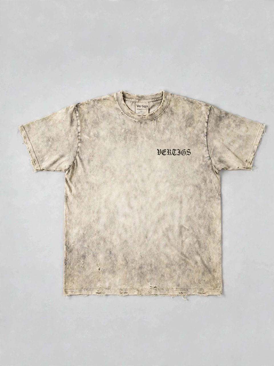 Beige VERTIQS Essentials T shirt